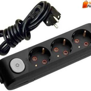 Viko Multi-Let Üçlü Grup Priz Anahtarlı Topraklı 2 Metre Siyah (Çocuk Korumalı) 90137302